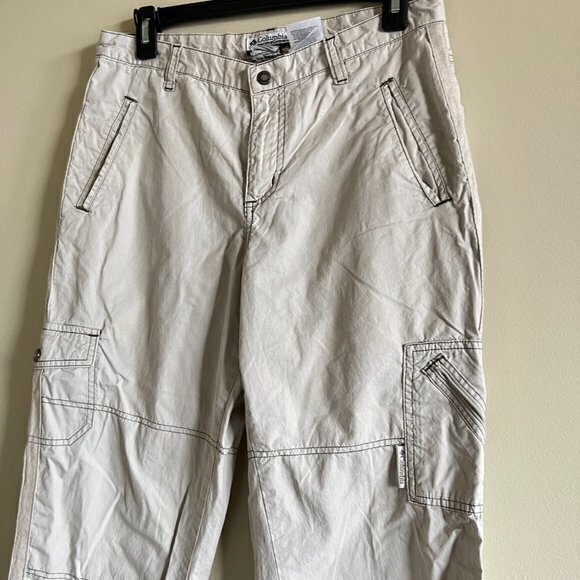 COLUMBIA CARGO PANTS ANKLE CAPRI WOMENS SIZE 6 POCKETS HIKING ATHLETIC - Picture 5 of 10